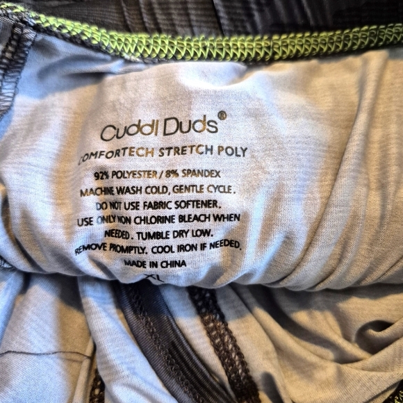 Cuddl Duds boys size XL Performance Base layer, long sleeve crew & pants NWT - Picture 5 of 7